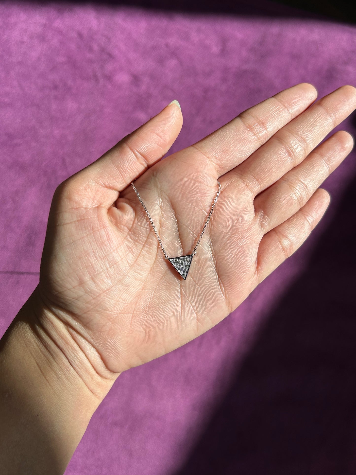 Premium Minimalist Edge Charm Neckpiece By Siva Silver