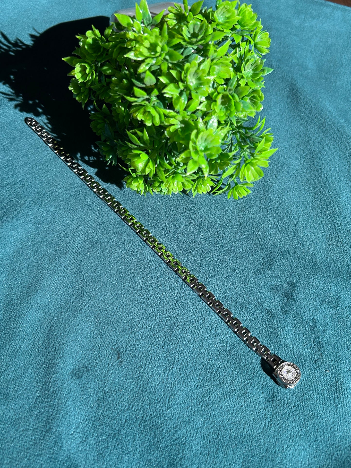 Premium Clock Lock Bracelet By Siva Silver